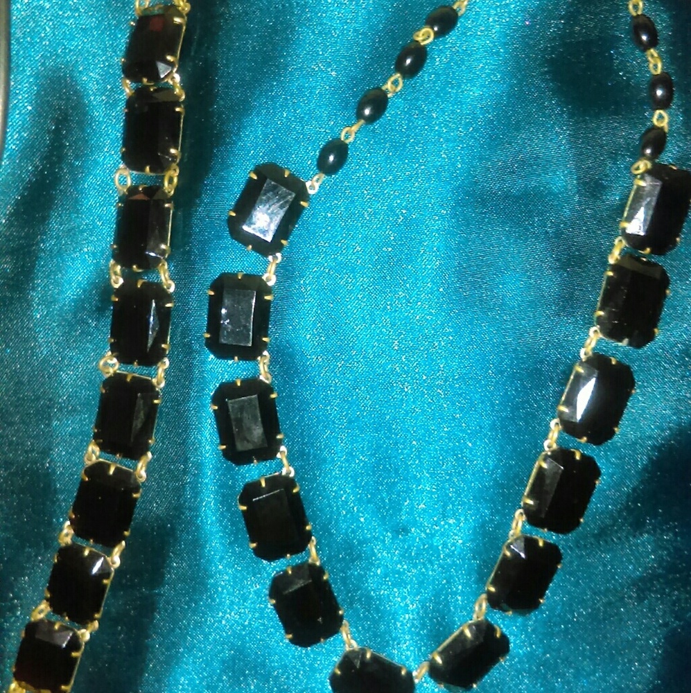 Vintage Onyx Costume Jewelry